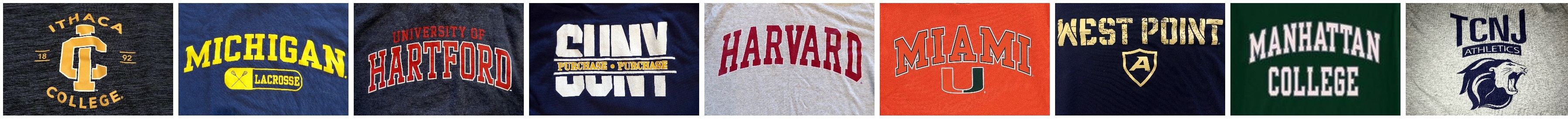 college logo shirts