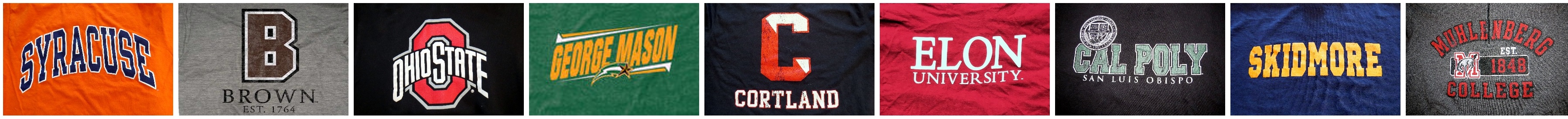 college logo shirts
